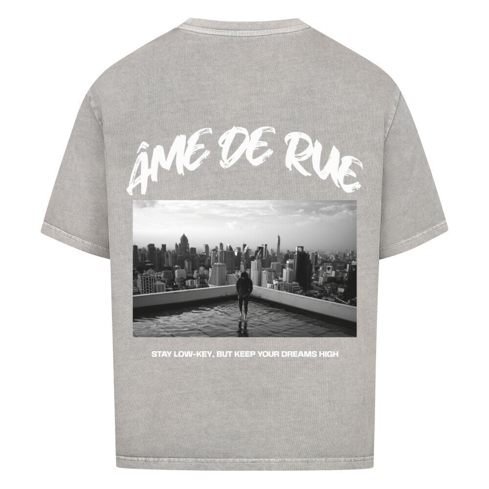 STAY LOW-KEY, DREAMS HIGH - Oversized Shirt - Âme de Rue