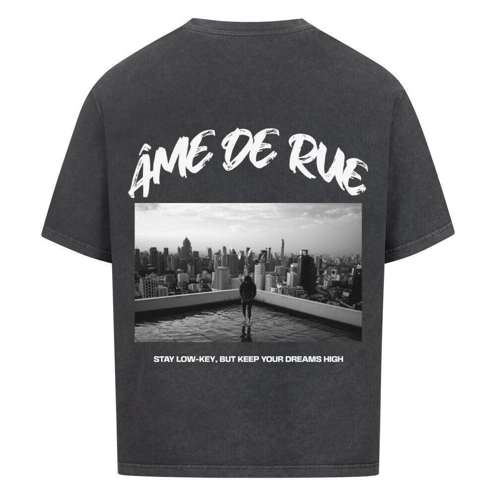 STAY LOW-KEY, DREAMS HIGH - Oversized Shirt - Âme de Rue