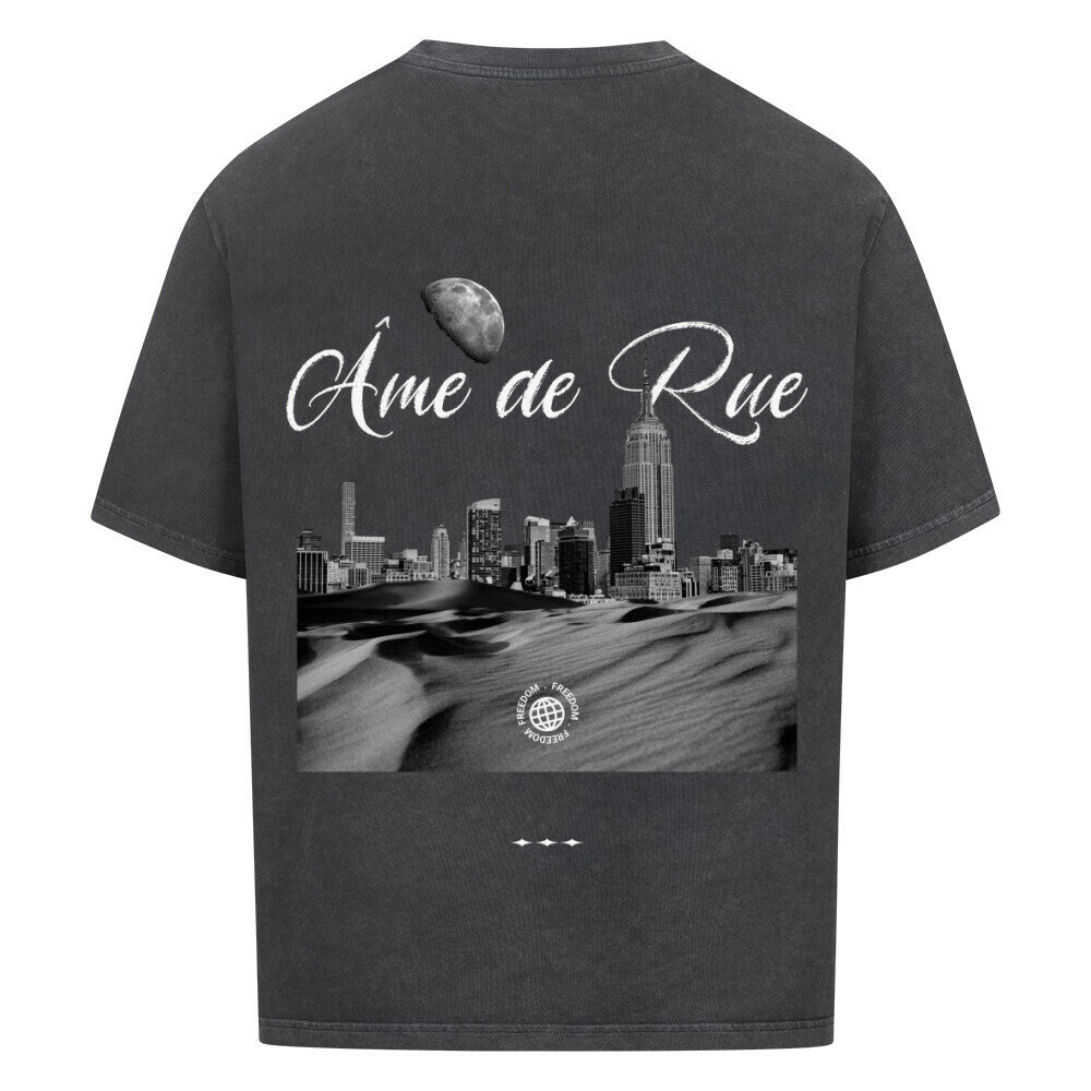 NIGHT SKYLINE STREET - Oversized Shirt - Âme de Rue
