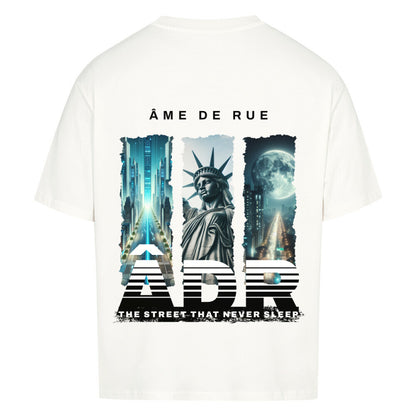 STREET NEVER SLEEP - Oversized Shirt - Âme de Rue