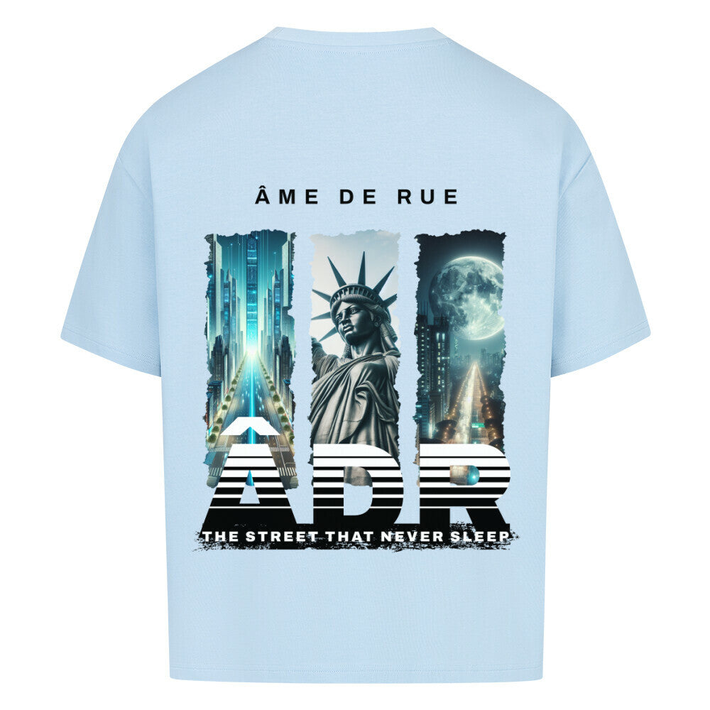 STREET NEVER SLEEP - Oversized Shirt - Âme de Rue