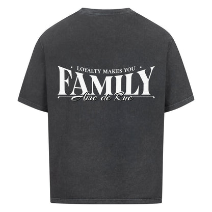 LOYALTY MAKES YOU FAMILY - Oversized Shirt - Âme de Rue