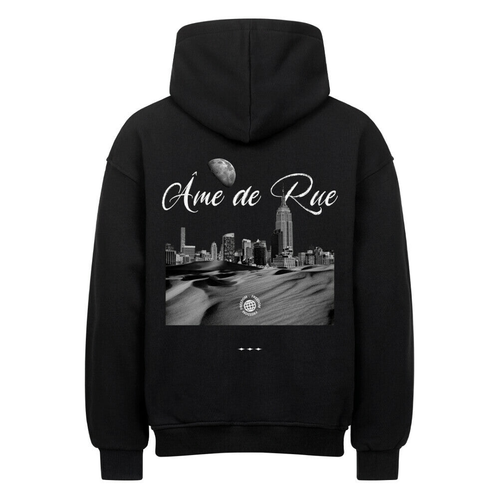 NIGHT SKYLINE STREET - Oversized Hoodie - Âme de Rue