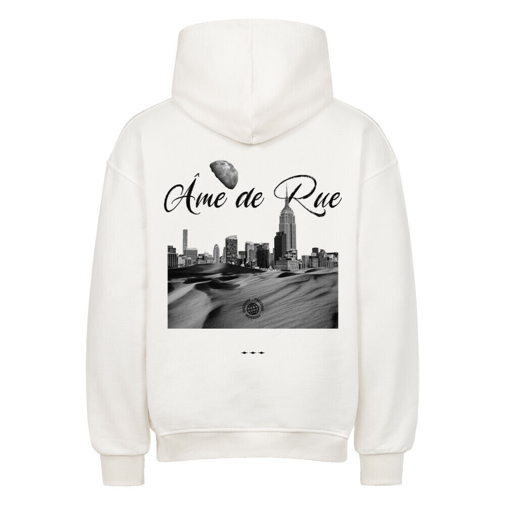NIGHT SKYLINE STREET - Oversized Hoodie - Âme de Rue