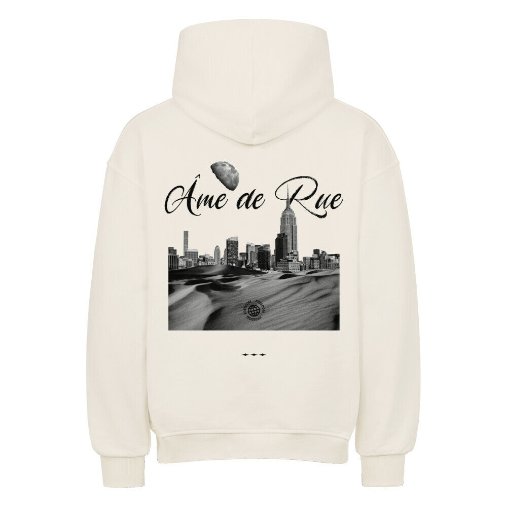 NIGHT SKYLINE STREET - Oversized Hoodie - Âme de Rue